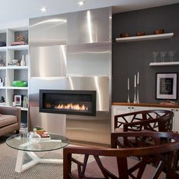 Metal accents as decoration at home