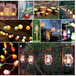 Modern cool garden decoration ideas – the party continues after sunset