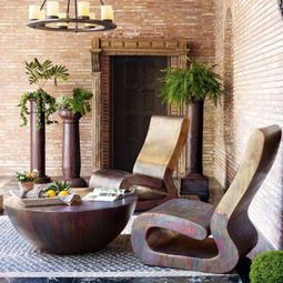 Modern cool garden furniture from Horchow for the Patio