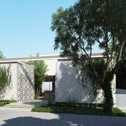 Modern home shows opulent wall design studio designed by Ando