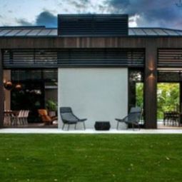 Modern house with sustainable design in New Zealand