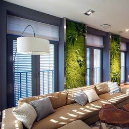 Modern interior design ideas &#8211; Exceptional family home, embellished with properly illuminated vertical garden