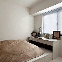 Modern minimalist décor at home