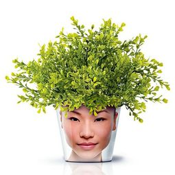Modern Planters with Face – Funny cool decoration ideas