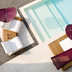 Modern umbrella for your roof terrace