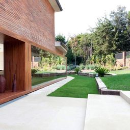 Modern wooden residence located in Spain