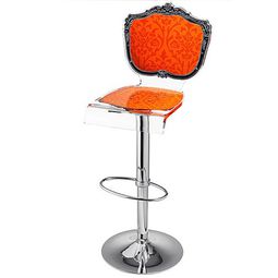 October Sunset: 10 ideas for orange bar stool with backrest