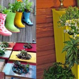 On Funny Gartendeko yourself – DIY Planters