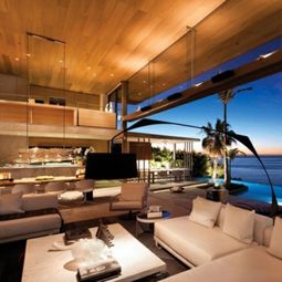 Opulent modern residence in Cape Town with spectacular ocean views