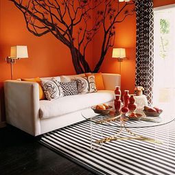 Orange Interior Design – fresh, bright ideas