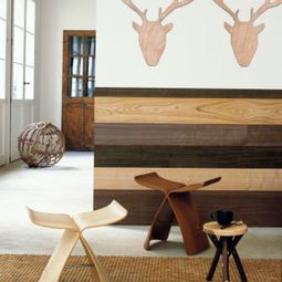 Original and chic ideas – Stylish wall decoration made of real wood