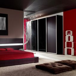 Original idea for dark stylish interior