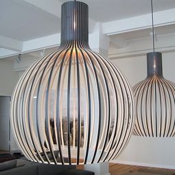 Pendant lamp, which is the focal point in the room
