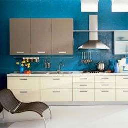 Powder Blue wall paint – water-colored interior