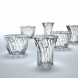 Radiant Glass Design by Tokujin Yoshioka – Bar tables and stools made of glass