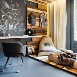 Room design ideas in the youth room