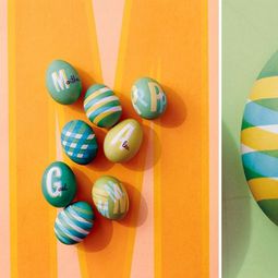 Selected paint Easter eggs – Easter Decor DIY