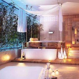Stylish modern bathroom by Moma Design