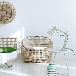 Sustainable rattan furniture with Scandinavian charm