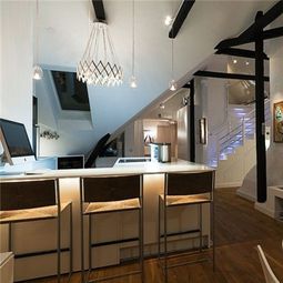 Swedish Loft apartment – elegant interior design combined with breathtaking views of the city