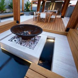 Terrace with teak wood flooring – modern solution for any outdoor area