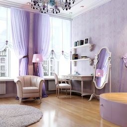 Try purple color scheme for the residential facility