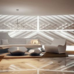 Ultra Modern furnishings in an apartment in Barcelona