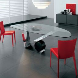 Unique dining room with new chairs