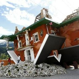 Upside Down House Design in Austria attracts a lot of attention to