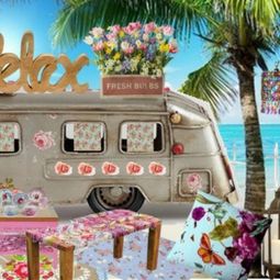 Vintage chic decor ideas in the summer for a happy mood at home