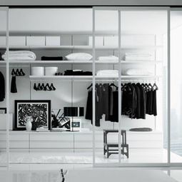 Walk-in closet – a dressing room plan and implement