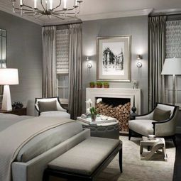Wall color is silver as light within the interior design design