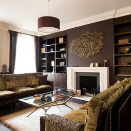 Wall color shades of brown – earthy, natural coziness at home