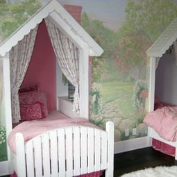 Wonderful girl beds in the form of houses