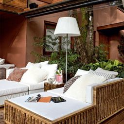 Wooden veranda with glass walls – gorgeous summer moments