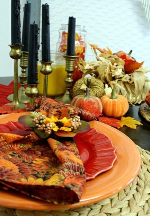 30 cool ideas for table decoration in autumn