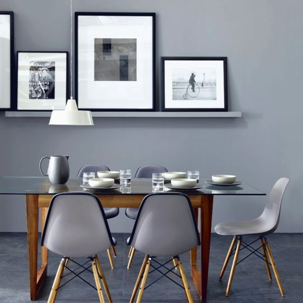 30 interior design ideas for wall paint in shades of gray – trendy color design