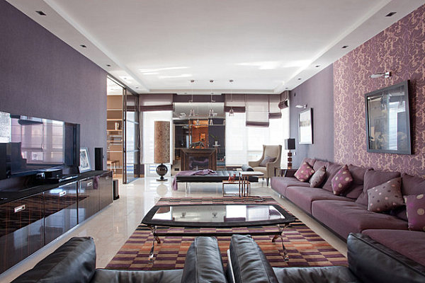 Ambience in Purple – The splendor of the violet interior