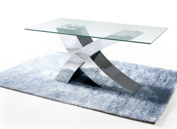 An industrial steel table with modern elegance