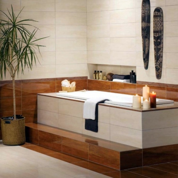 Bath tiling – Install bath and dress