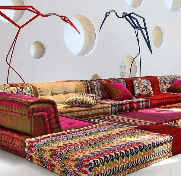 Bohemian Living: Roche Bobois&#039; Modular sofa | Interior Design Ideas