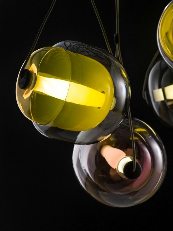 Capsula hanging lamps of Lucie Koldova