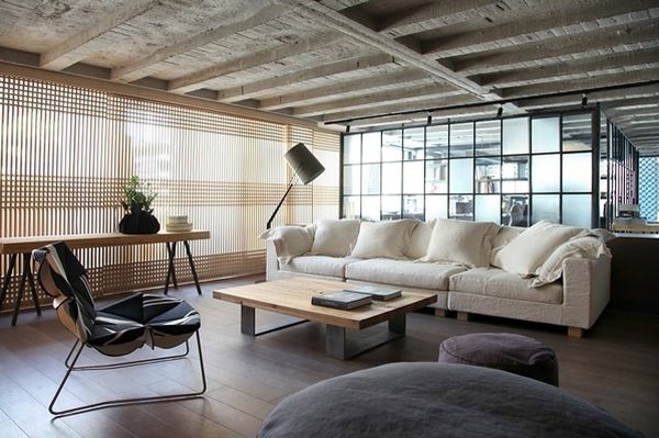 Chic Loft Design Studio and combined in a