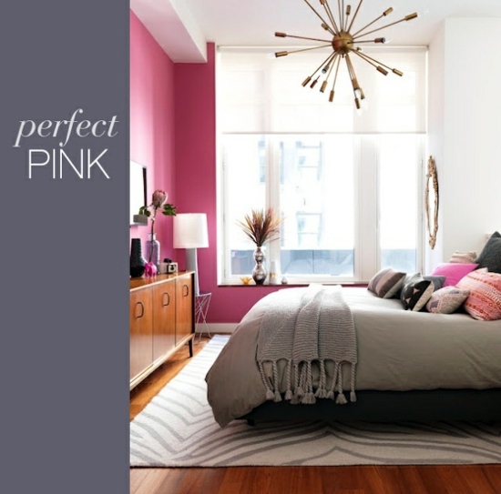 Color ideas – stylish design with pink color