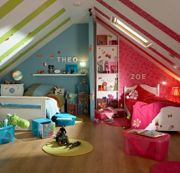 Completely customize the nursery – if boy and girl to share a room