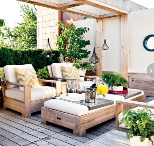 Cool inspiring living space in the garden make – 11 useful, fresh ideas