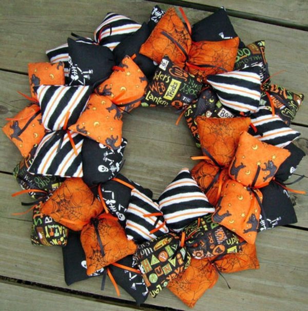 Craft Ideas for Halloween Door Wreath