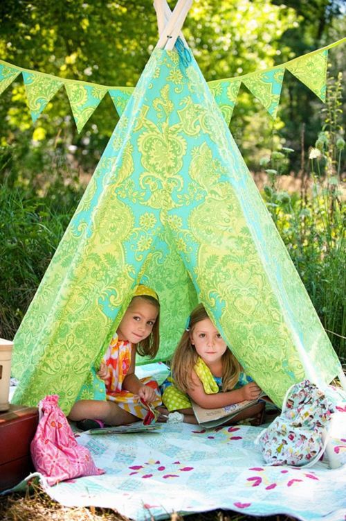 Cute Indian tipi tent in the room of your children Moozle