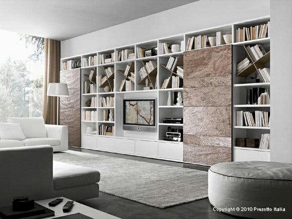 Designer Shelves by Presotto Italia – modern living room Interiors