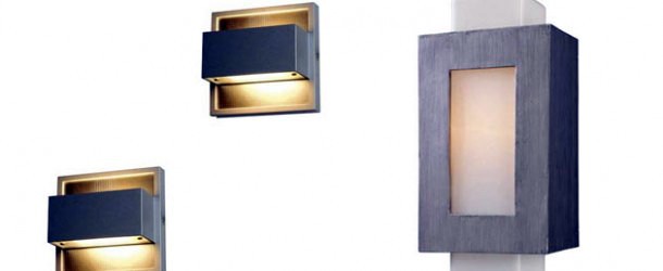 Designer wall lights for outdoor use